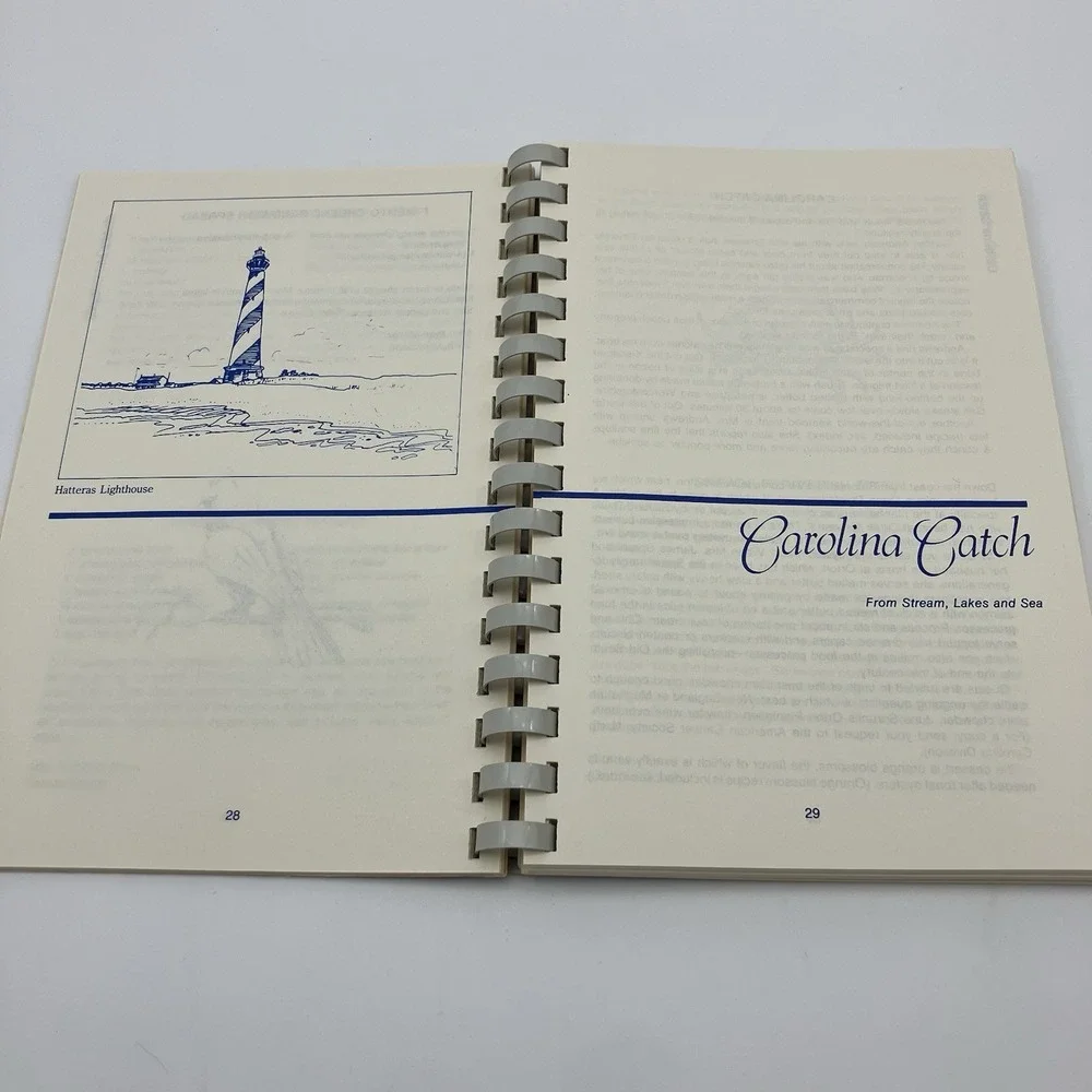 Vtg 1981 Tarheel Tastes North Carolina American Cancer Society Cookbook Recipes